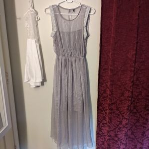 Sheer Grey Dress